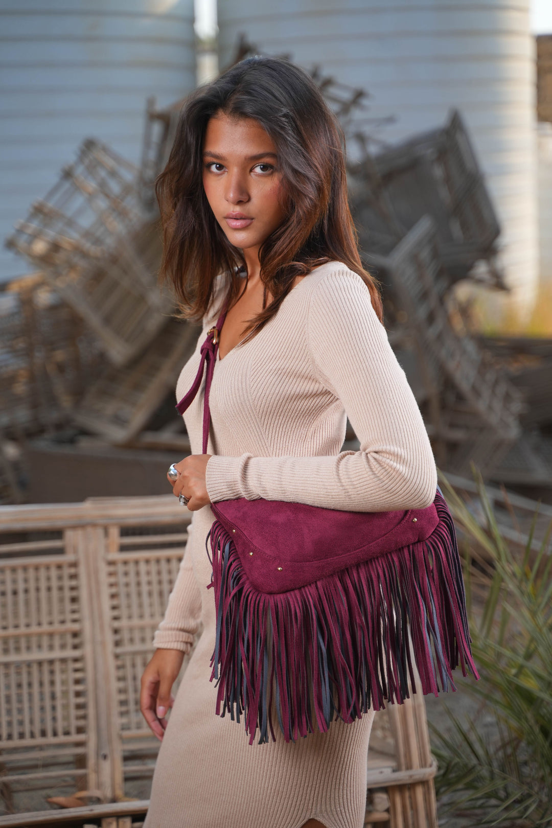 The Desert Wanderer | Burgundy