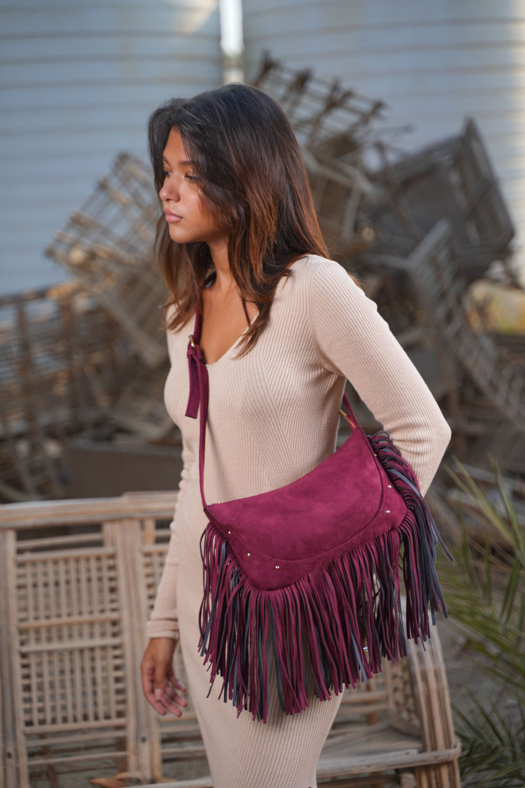 The Desert Wanderer | Burgundy