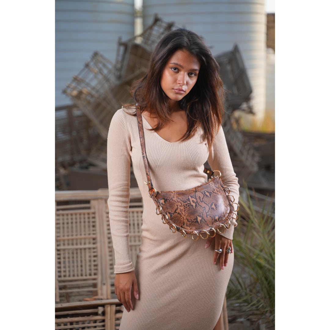 Python Loop Shoulder Bag