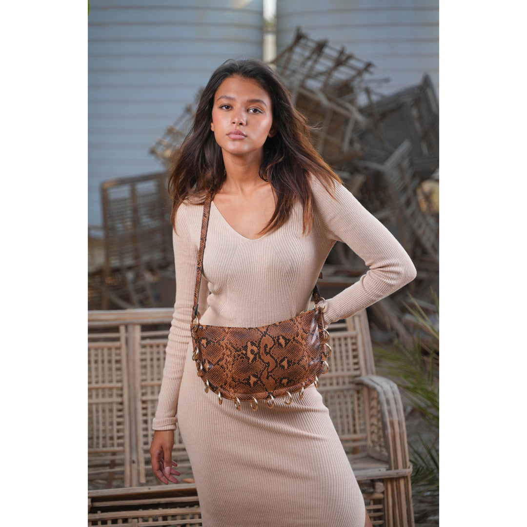 Python Loop Shoulder Bag