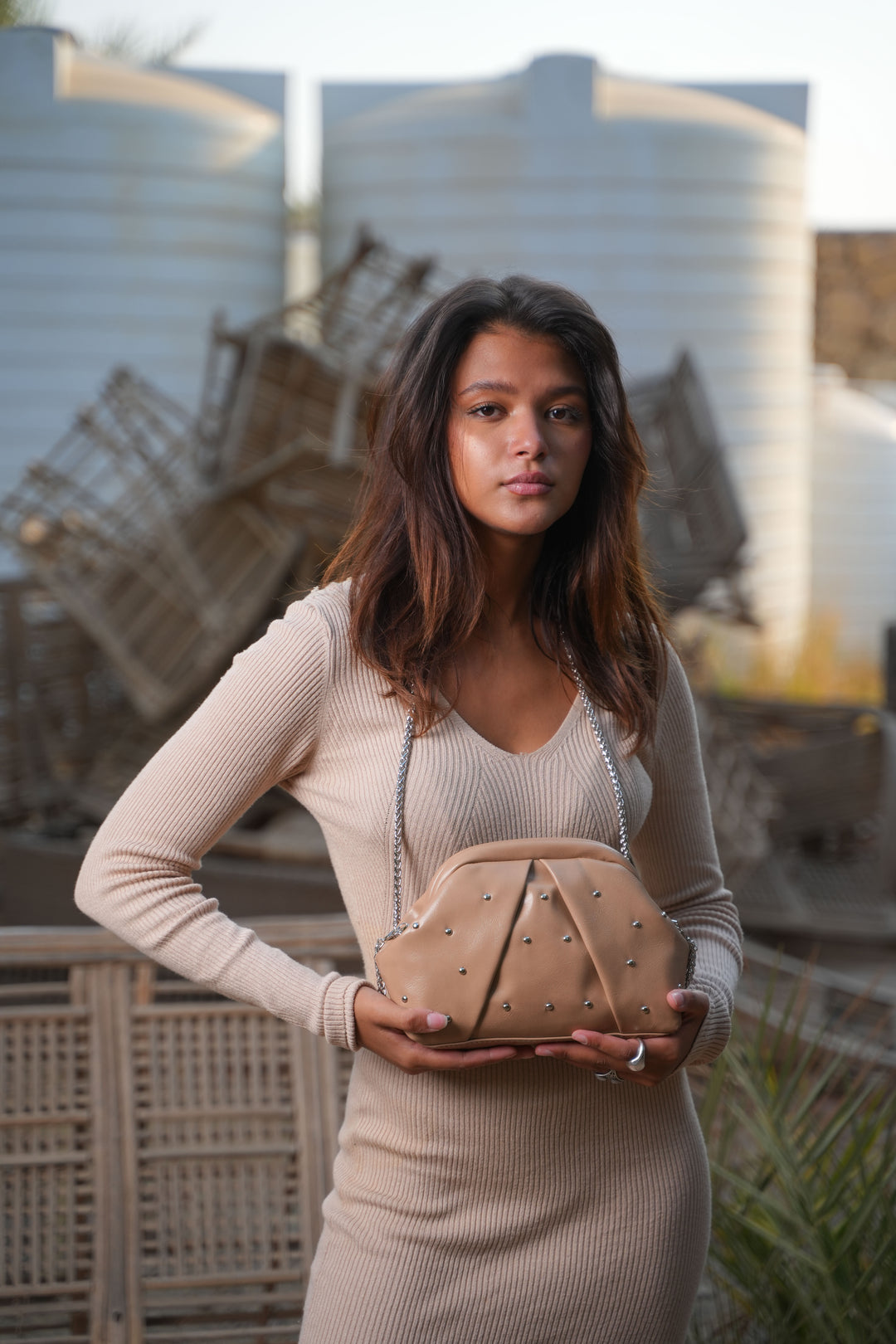 The Nova Ruched Clutch | cafe