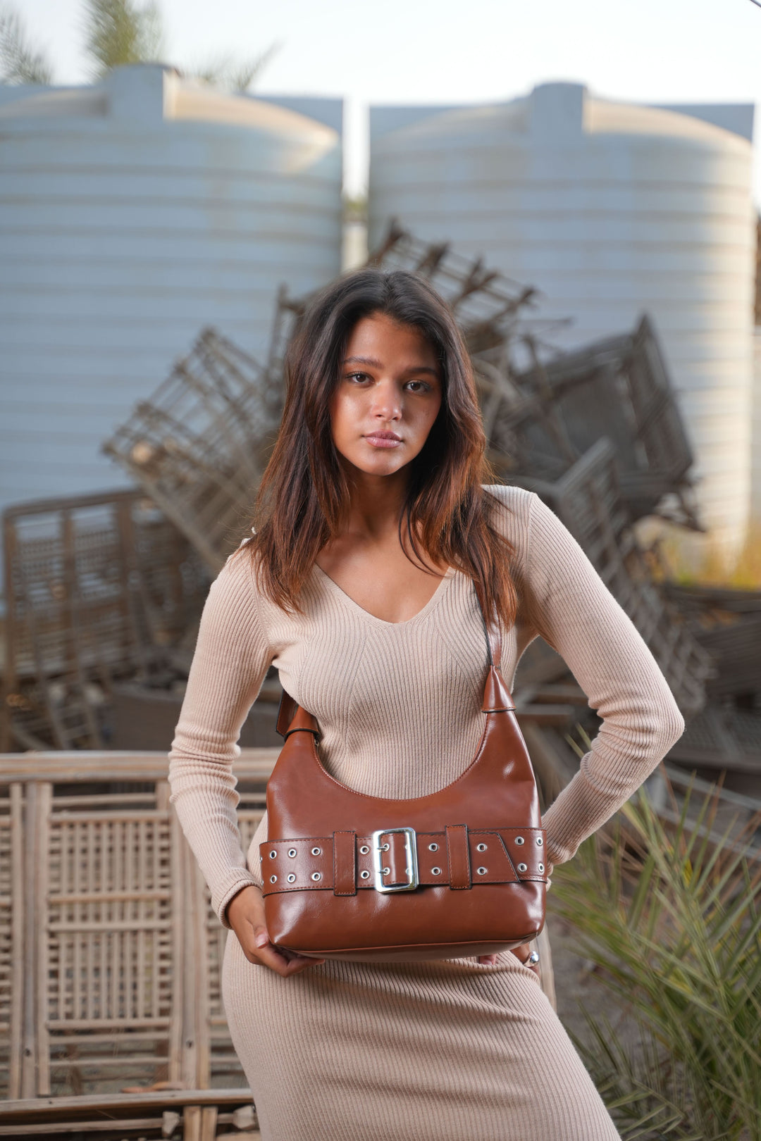 The Verona Belt Shoulder Bag | Havane