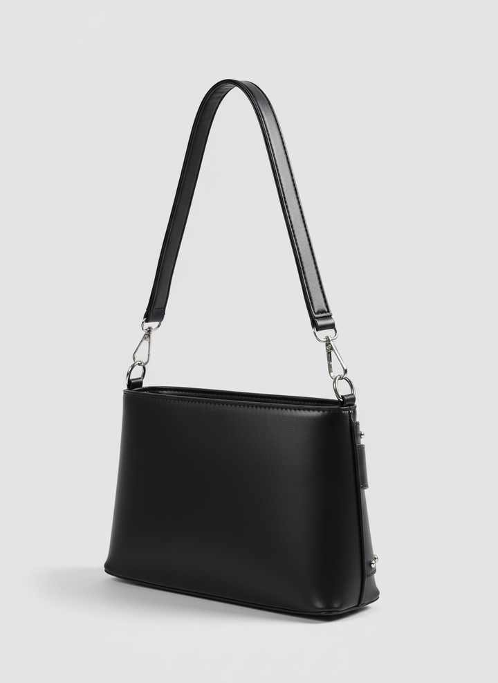 The Icon Buckle Bag - Black