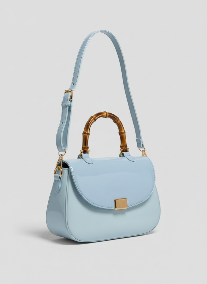 Quintessential Luxe Crossbody - Powder Blue