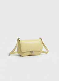 Pebbled Mini Bag – Powder Yellow