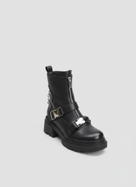 Rebel Chain Boots | Black