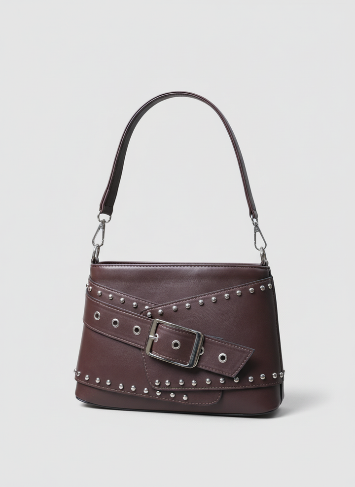 The Icon Buckle Bag - Brown