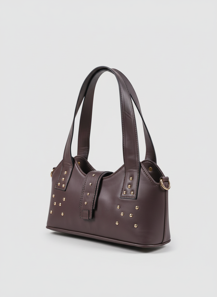 The Bordeaux Grace Shoulder Bag | Brown