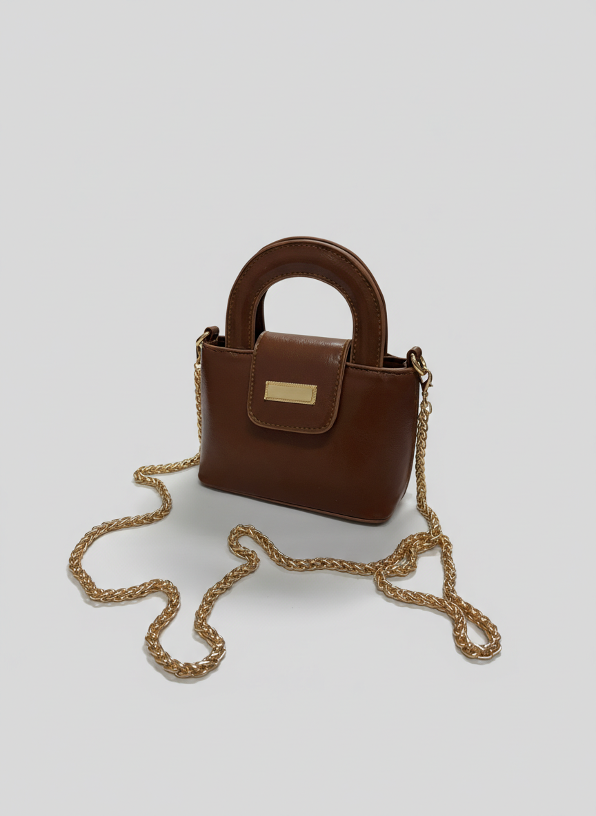 Noir Mini Satchel - Havane