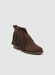 The Wild Heart Suede Ankle Booties |Brown