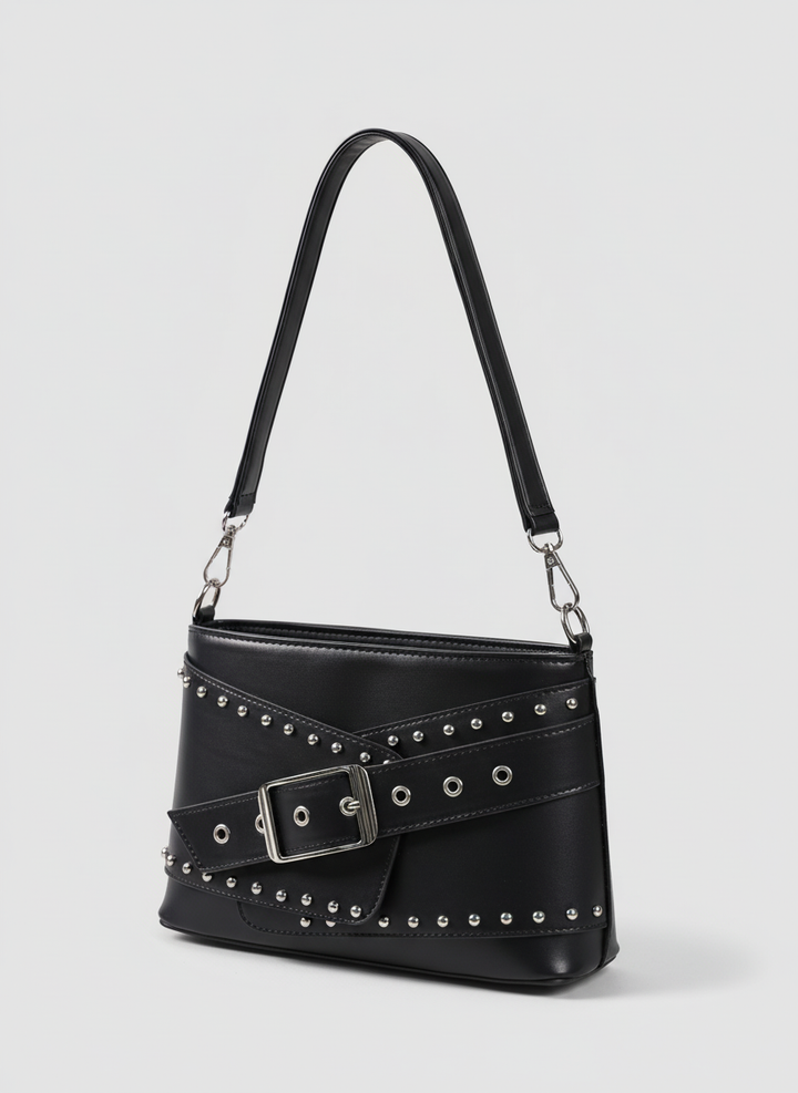 The Icon Buckle Bag - Black