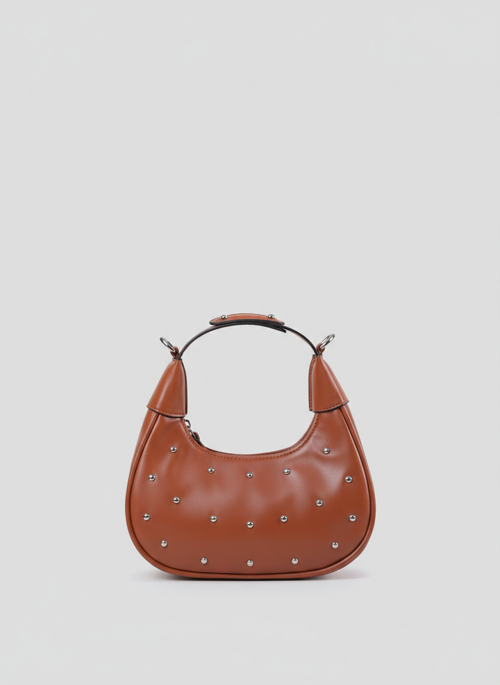 The Ivory Nova Studded Shoulder Bag | Havane