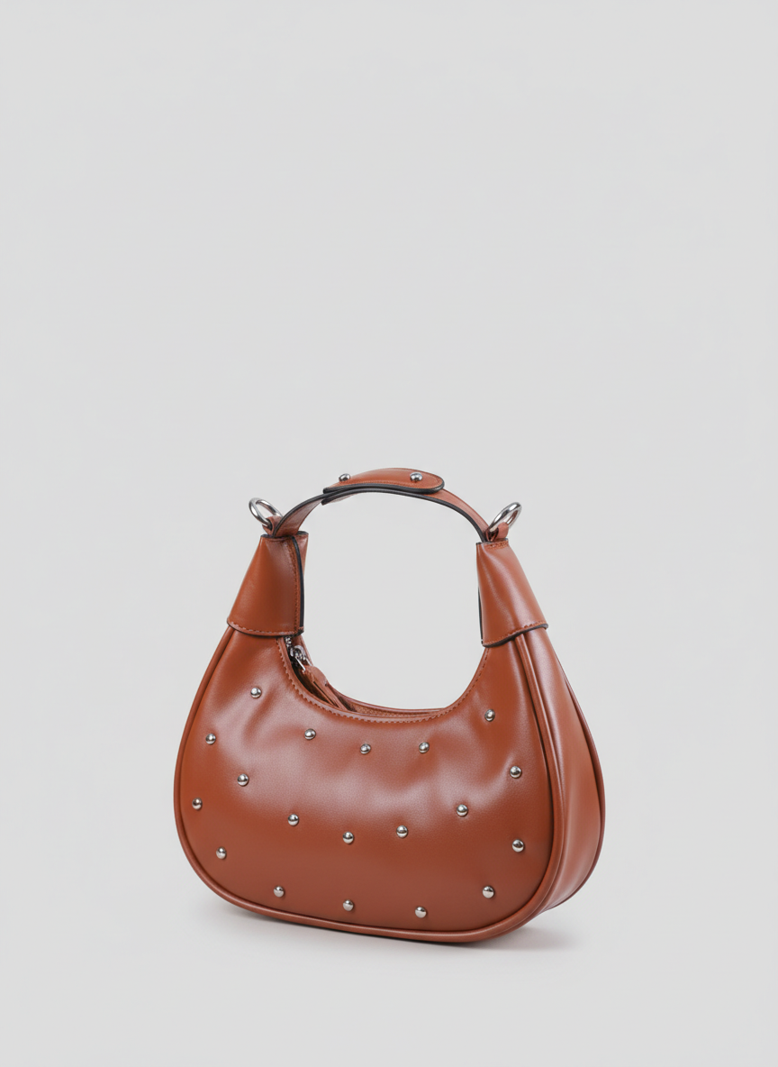 The Ivory Nova Studded Shoulder Bag | Havane