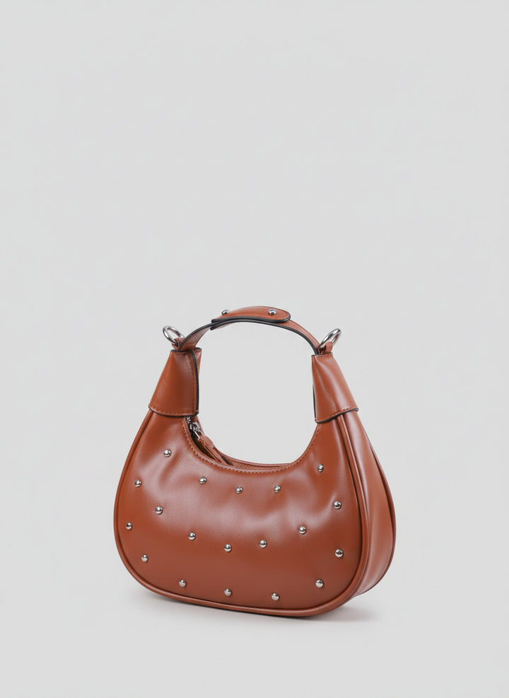 The Ivory Nova Studded Shoulder Bag | Havane