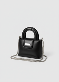Noir Mini Satchel - Black