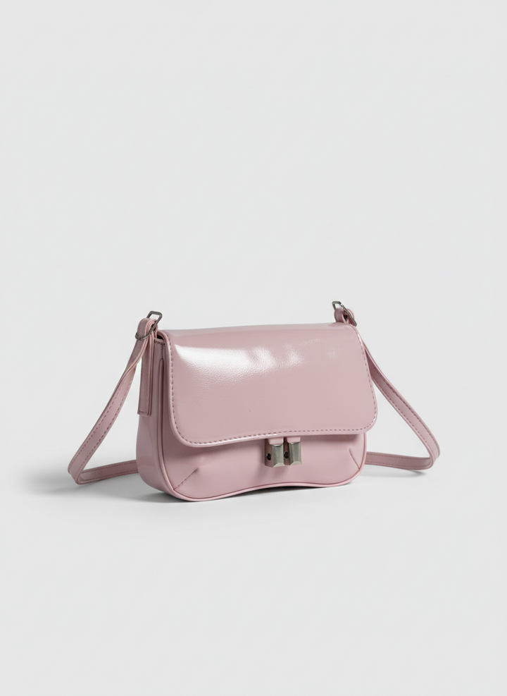 Pebbled Mini Bag – Powder Pink