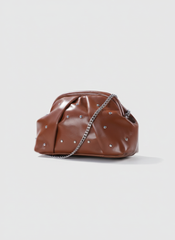 The Nova Ruched Clutch | Havane