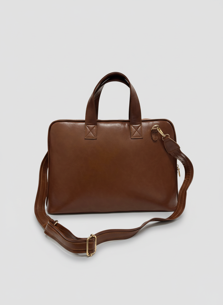The Havva Dose Executive Briefcase - Brown