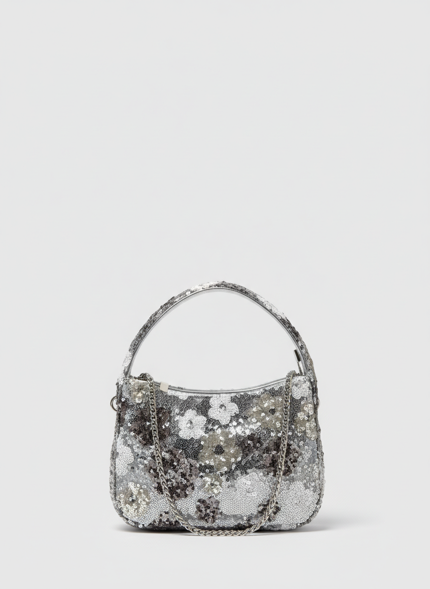 Glacier Glow Sequin Mini Purse