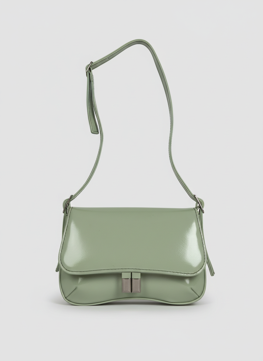 Pebbled Mini Bag – Mint