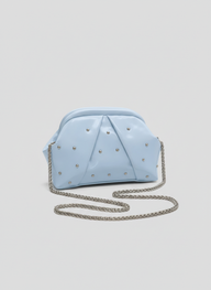 The Nova Ruched Clutch | BabyBlue