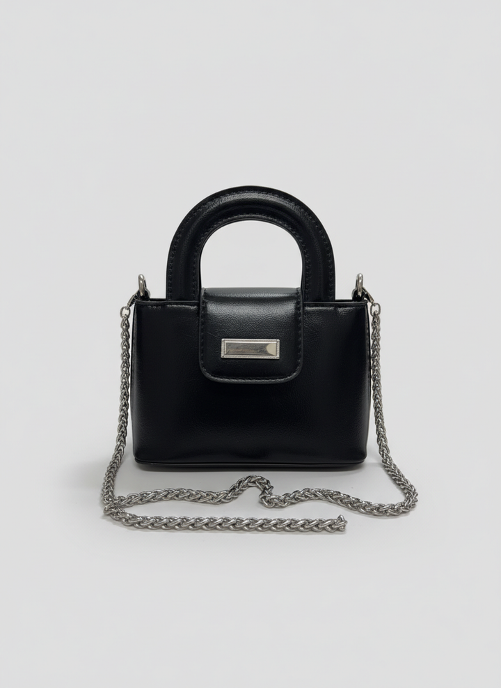 Noir Mini Satchel - Black