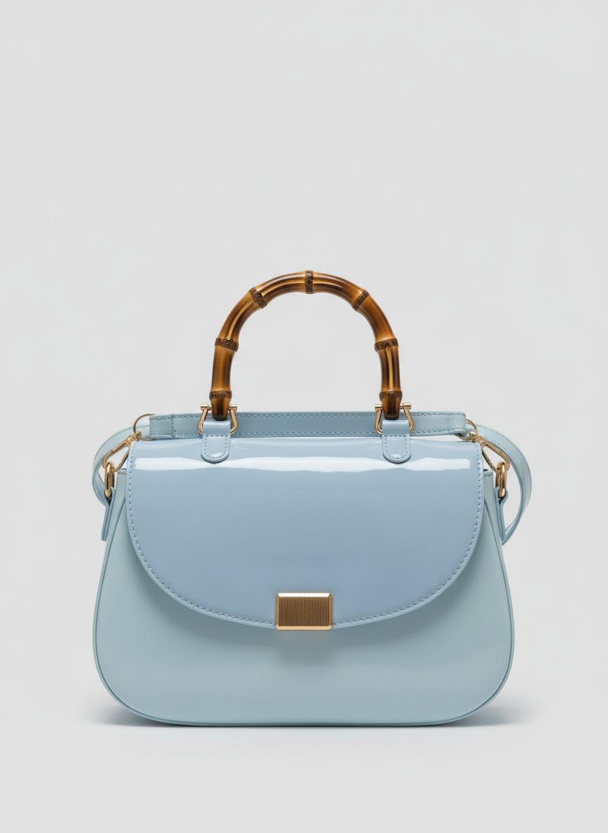 Quintessential Luxe Crossbody - Powder Blue