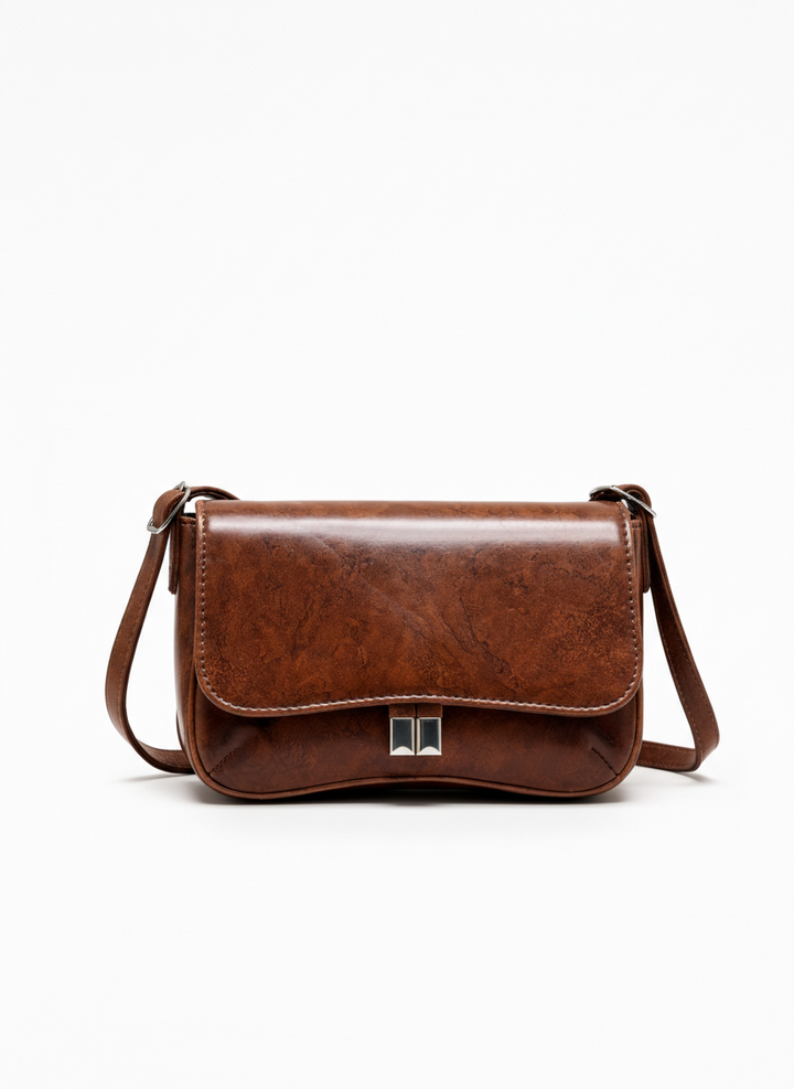 Classic Taupe Crossbody Bag Brawn