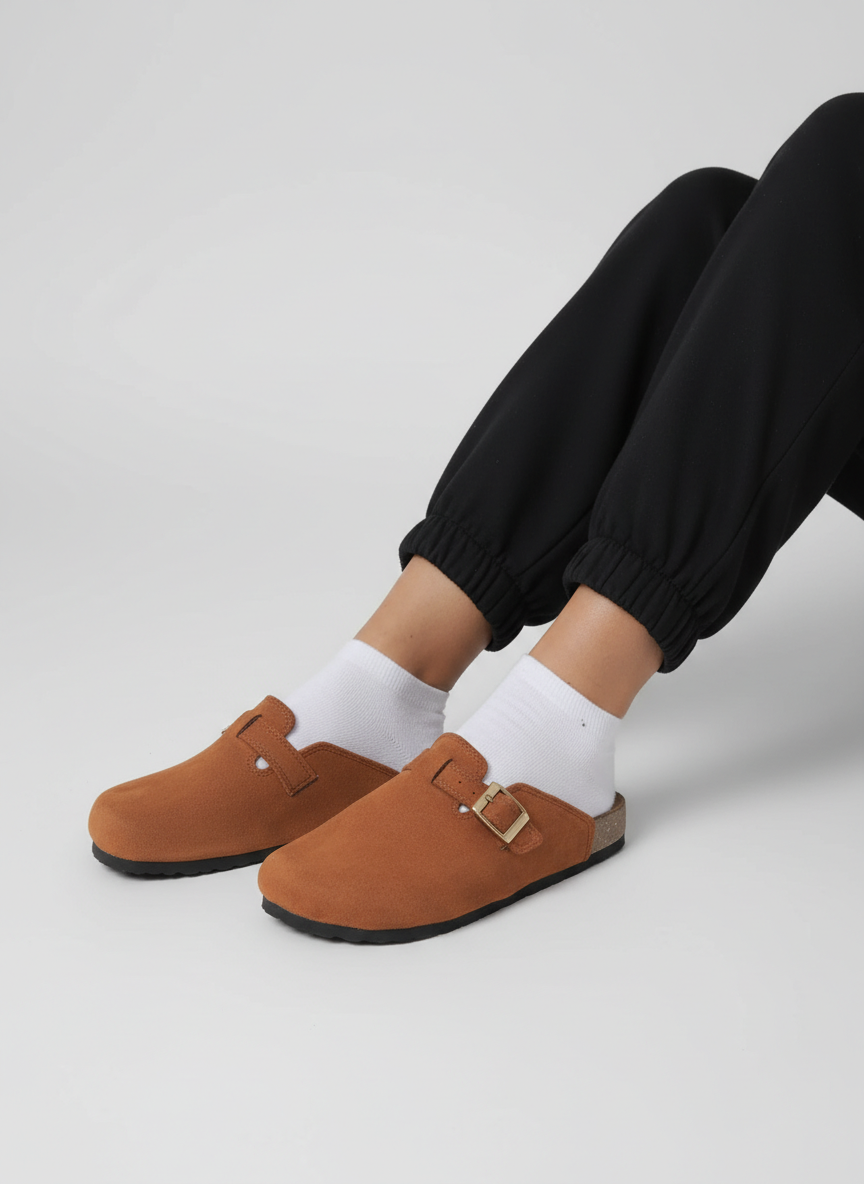 Comfy Soft Footbed Women Clogs - Havanna