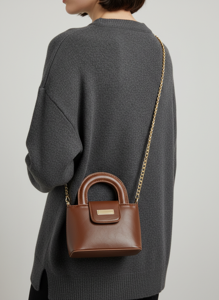 Noir Mini Satchel - Havane