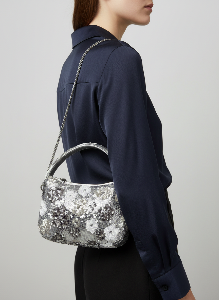 Glacier Glow Sequin Mini Purse