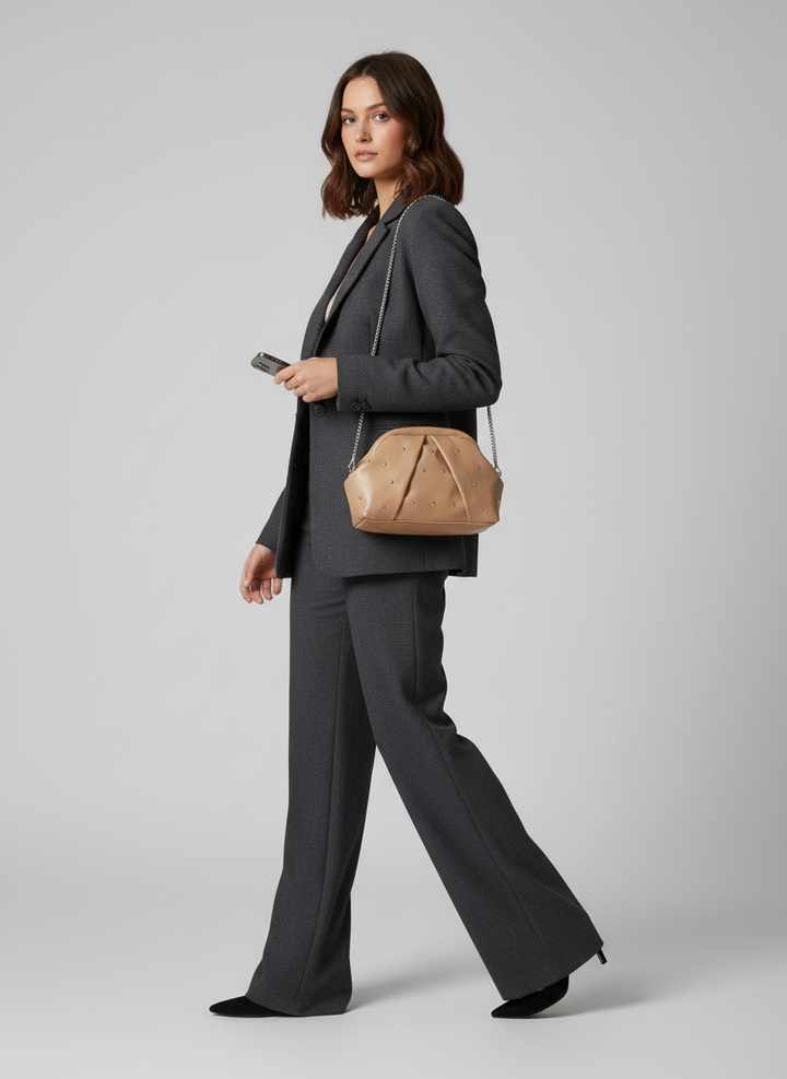 The Nova Ruched Clutch | Cafe