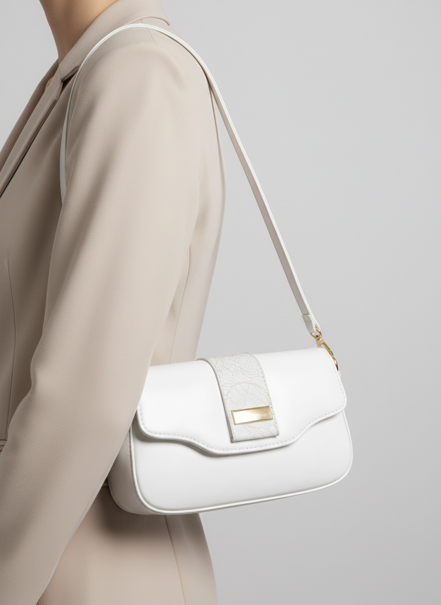 The Arc Bag - White