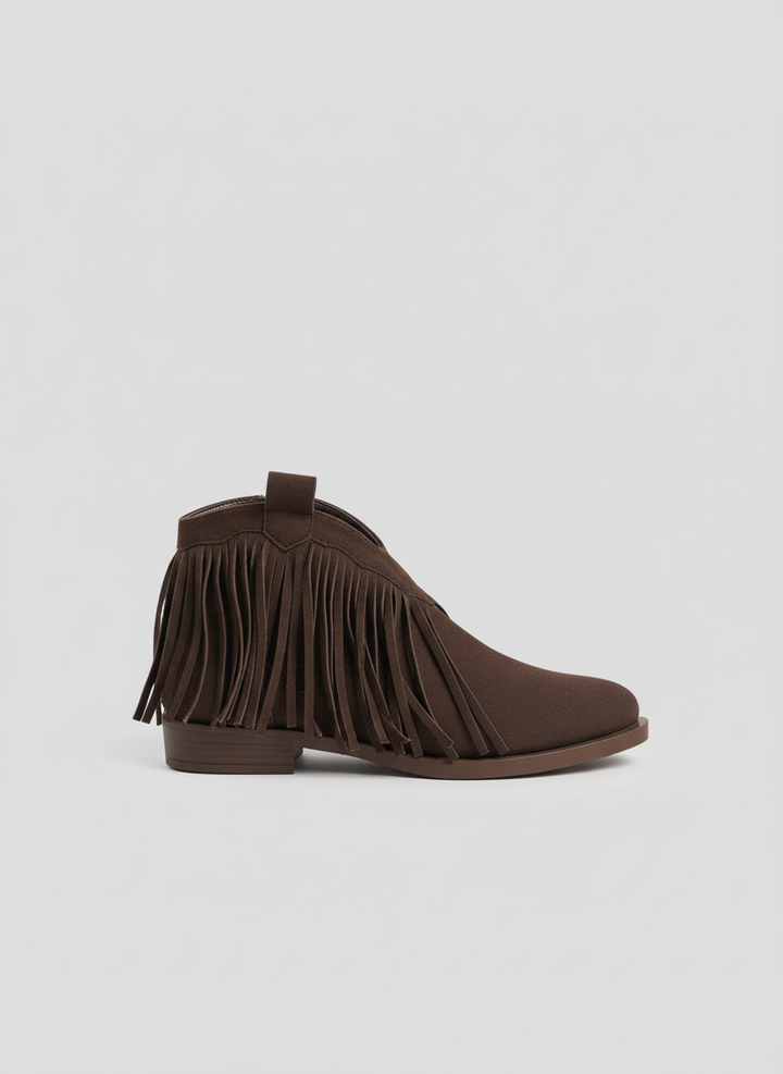 The Wild Heart Suede Ankle Booties |Brown