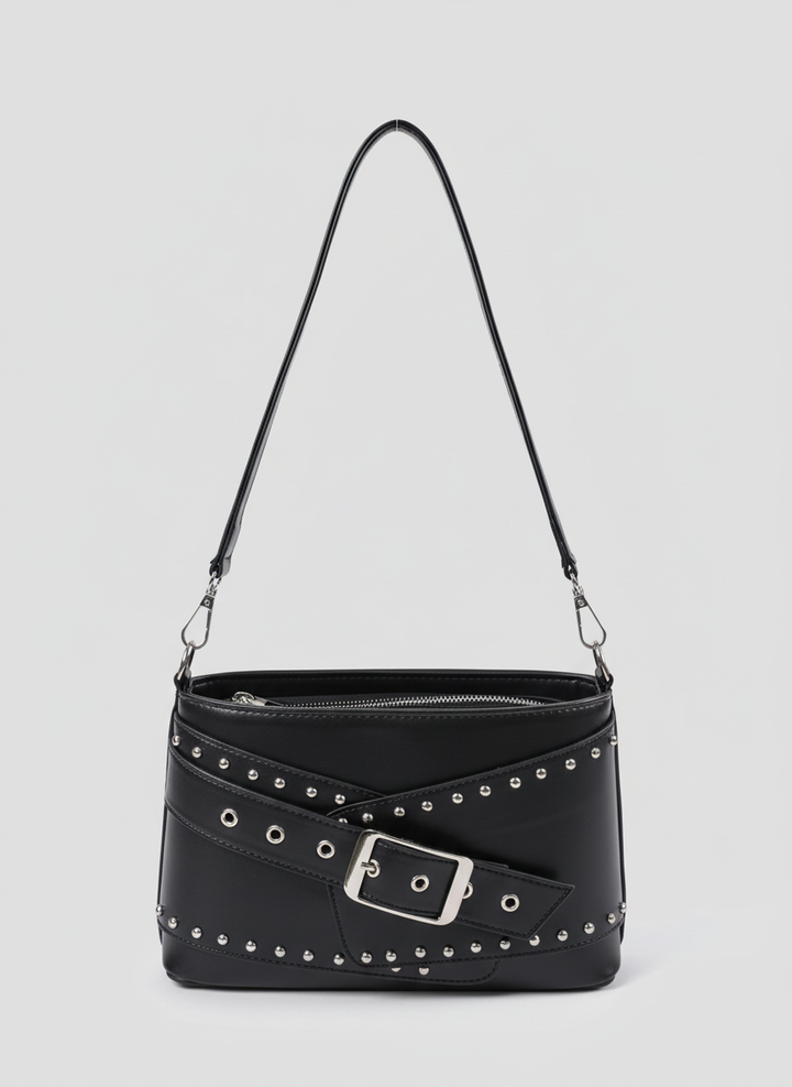 The Icon Buckle Bag - Black