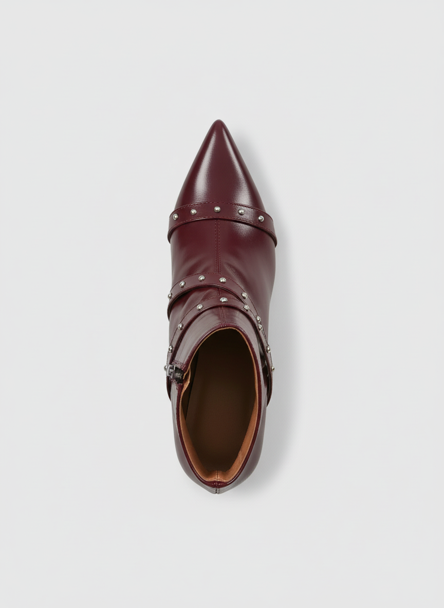 Deep Plum Voyager Knee-High Boot | burgundy