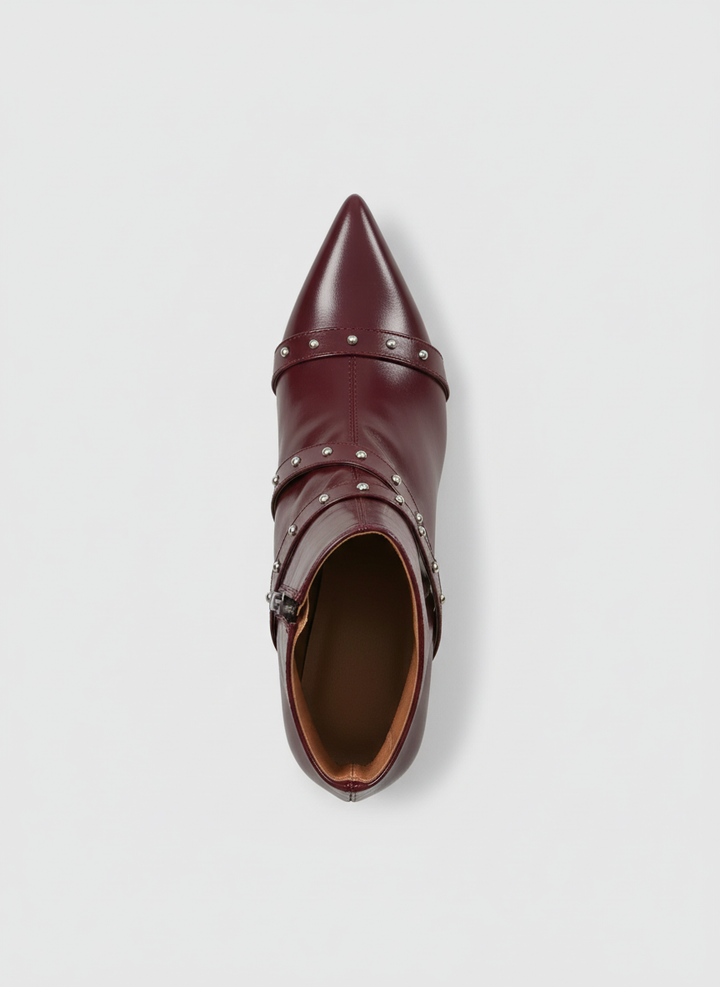 Deep Plum Voyager Knee-High Boot | burgundy