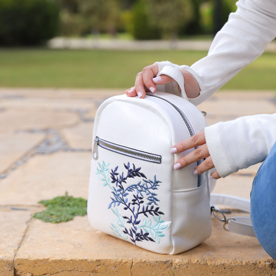 Blue Blossom Mini Backpack