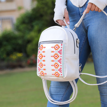 White Wilderness Mini Backpack