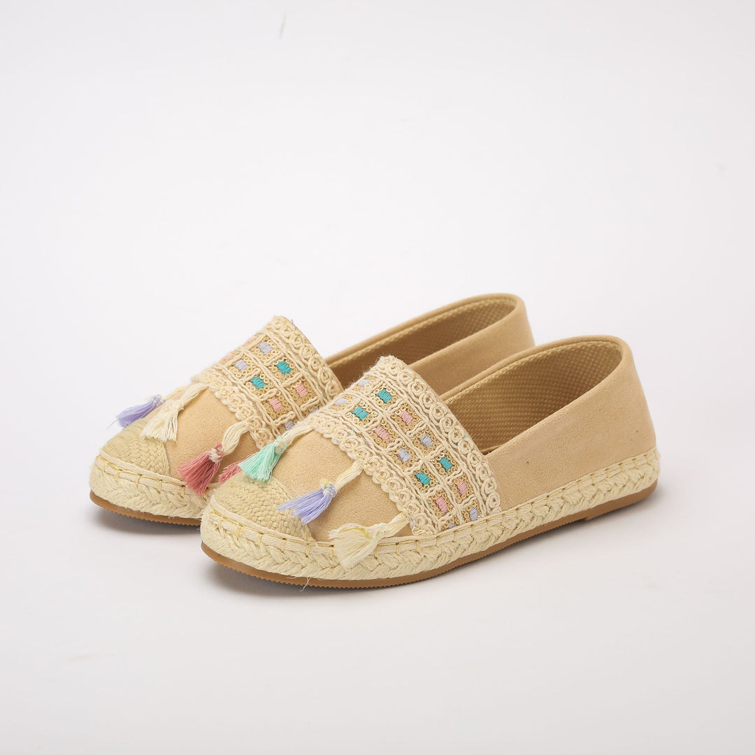 Trendy Colorful Slip On Espadrilles