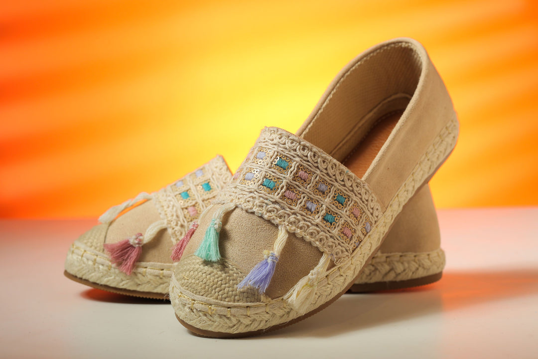 Trendy Colorful Slip On Espadrilles